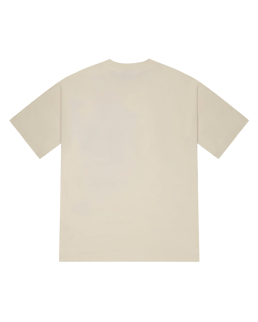 camiseta hell cat de trapstar x ed hardy - natural