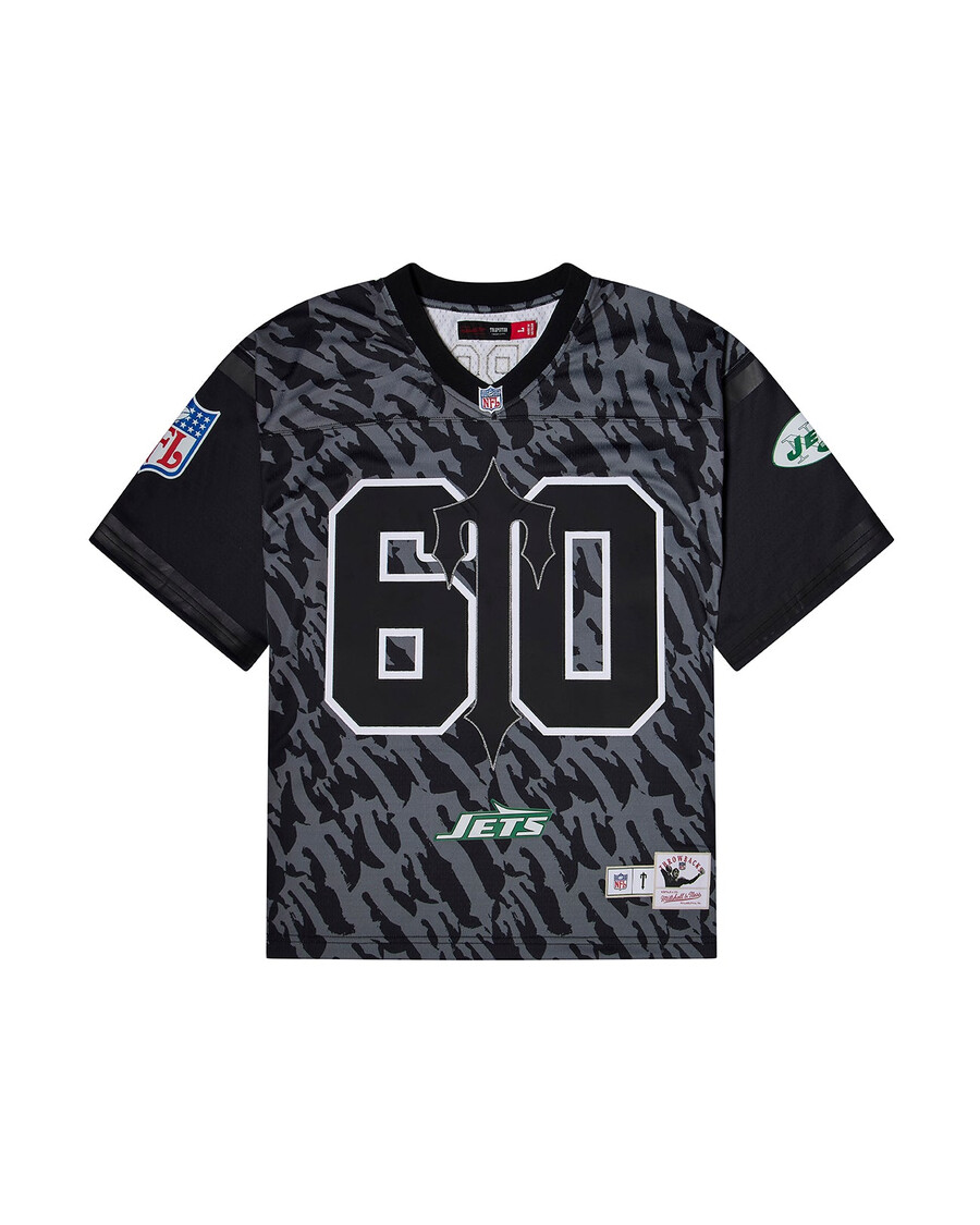 camiseta legacy de los jets de trapstar x nfl del 60.º aniversario negra