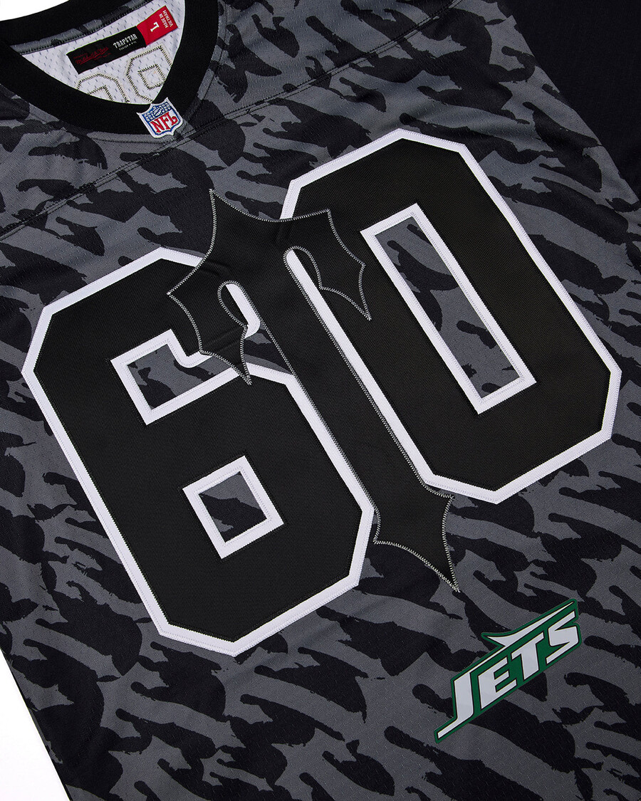 camiseta legacy de los jets de trapstar x nfl del 60.º aniversario negra