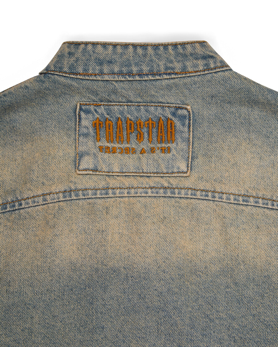 chaqueta vaquera de motocross irongate - azul arena*