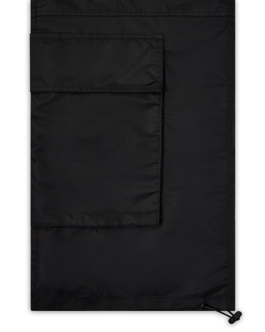 pantalones cargo hell cat de trapstar x ed hardy - negro