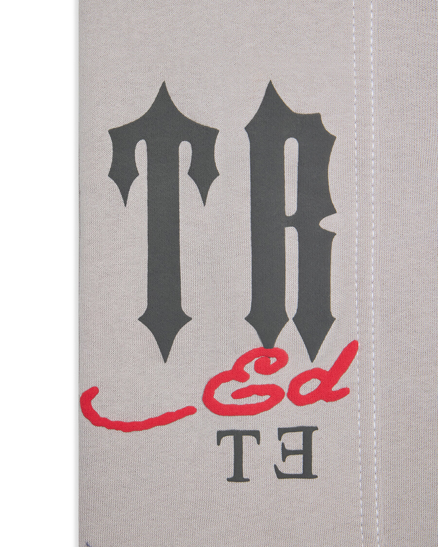 jogger dbd de trapstar x ed hardy - gris